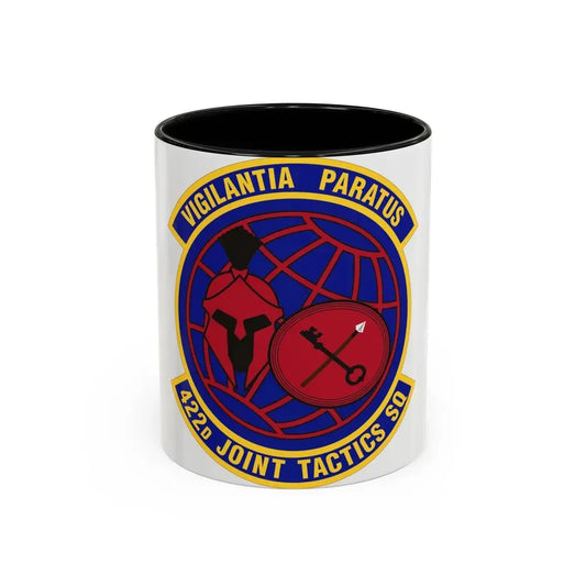 422d Joint Tactics Squadron (U.S. Air Force) Accent Coffee Mug 11oz Black - Go Mug Yourself