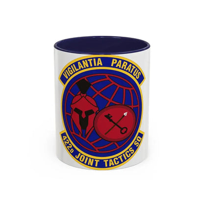 422d Joint Tactics Squadron (U.S. Air Force) Accent Coffee Mug 11oz Navy - Go Mug Yourself
