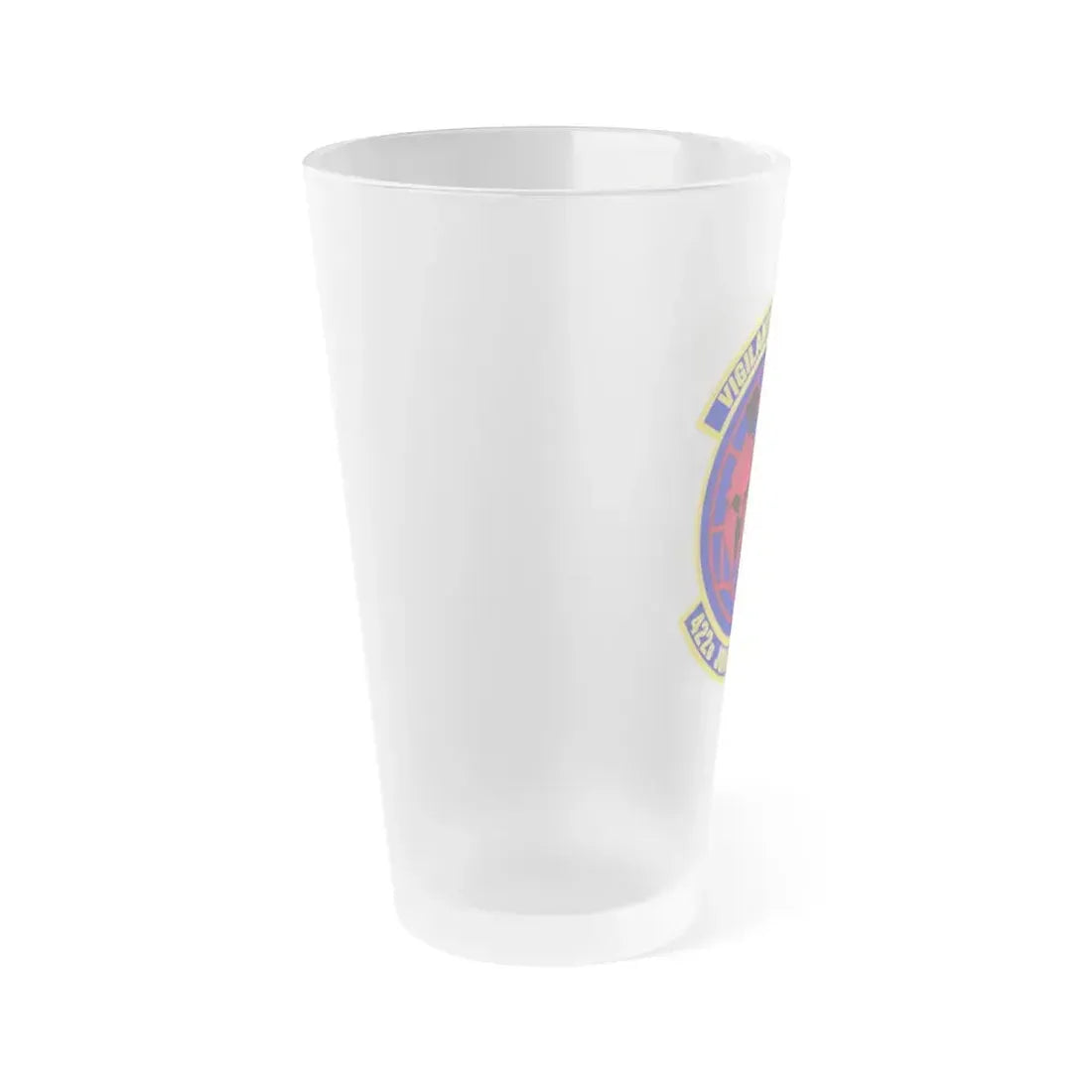 422d Joint Tactics Squadron (U.S. Air Force) Frosted Pint Glass 16oz - Go Mug Yourself