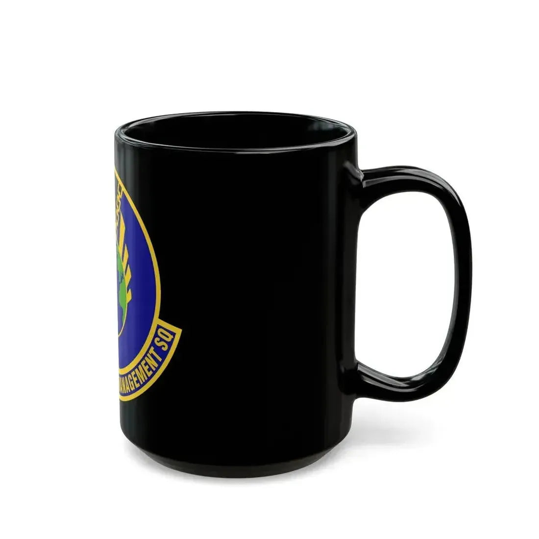 422d Supply Chain Management Squadron (U.S. Air Force) Black Coffee Mug - Go Mug Yourself