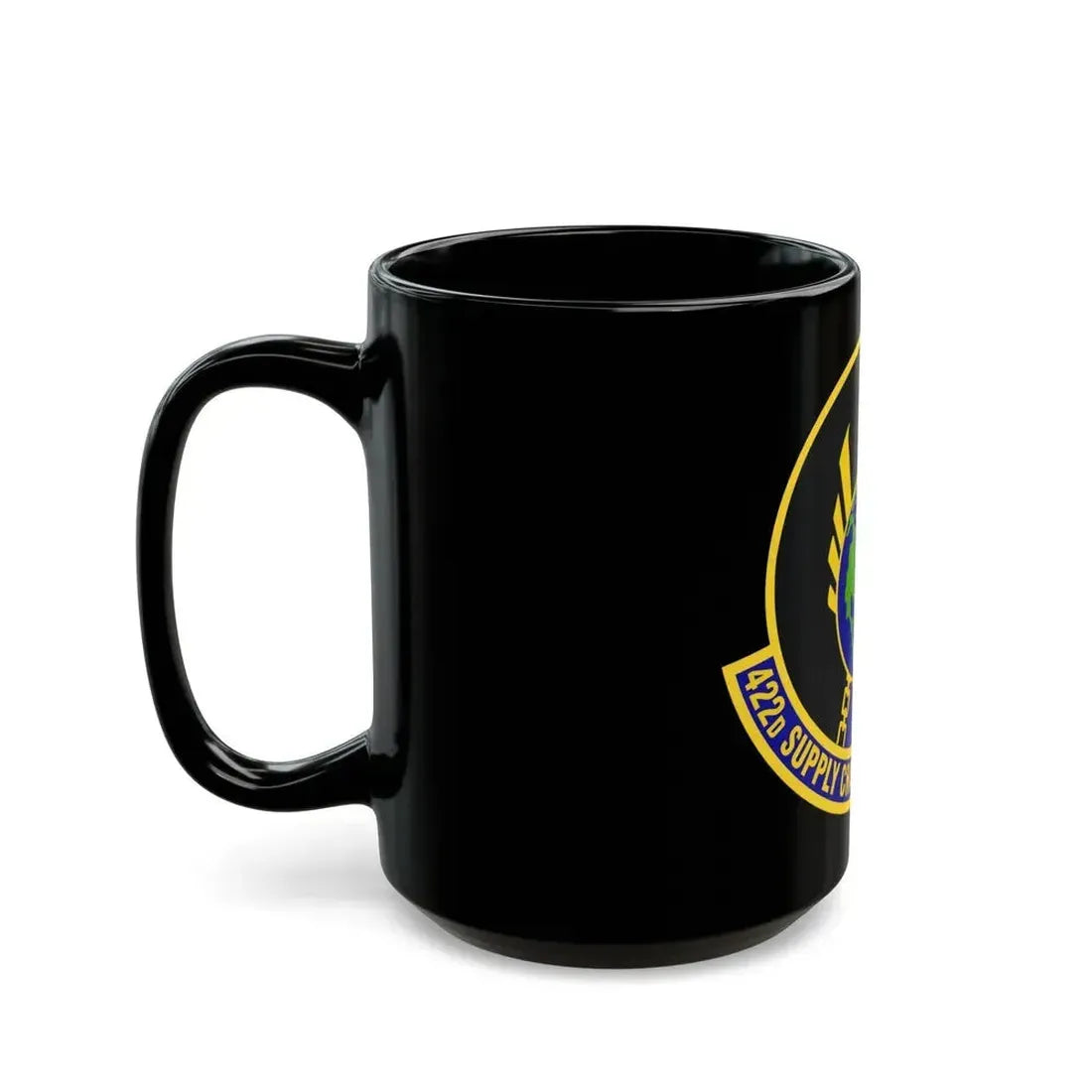 422d Supply Chain Management Squadron (U.S. Air Force) Black Coffee Mug - Go Mug Yourself