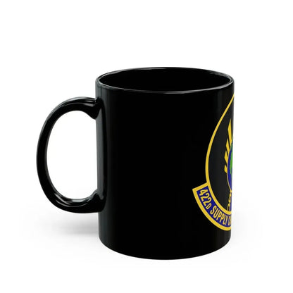 422d Supply Chain Management Squadron (U.S. Air Force) Black Coffee Mug - Go Mug Yourself