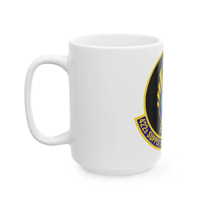 422d Supply Chain Management Squadron (U.S. Air Force) White Coffee Mug - Go Mug Yourself