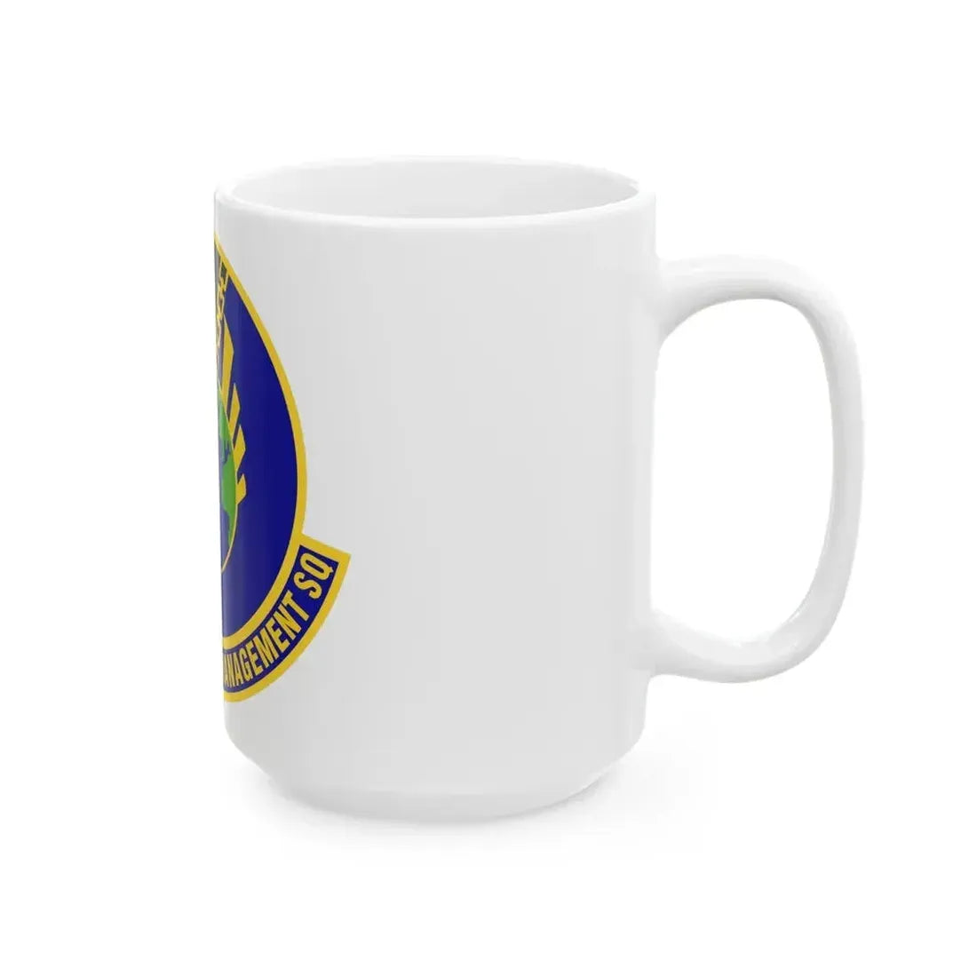 422d Supply Chain Management Squadron (U.S. Air Force) White Coffee Mug - Go Mug Yourself