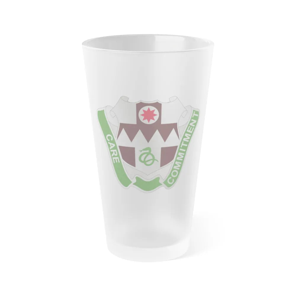 423 Medical Battalion (U.S. Army) Frosted Pint Glass 16oz-Go Mug Yourself