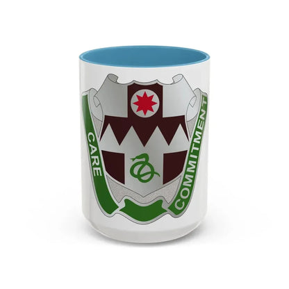 423 Medical Battalion (U.S. Army) Accent Coffee Mug 15oz Light Blue - Go Mug Yourself