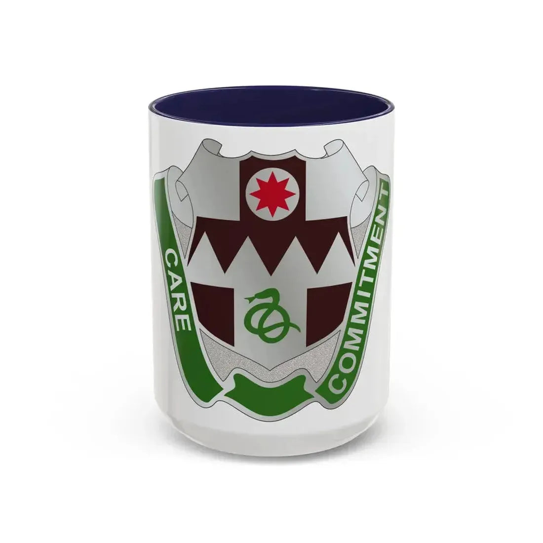 423 Medical Battalion (U.S. Army) Accent Coffee Mug 15oz Navy - Go Mug Yourself