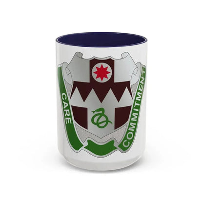 423 Medical Battalion (U.S. Army) Accent Coffee Mug 15oz Navy - Go Mug Yourself