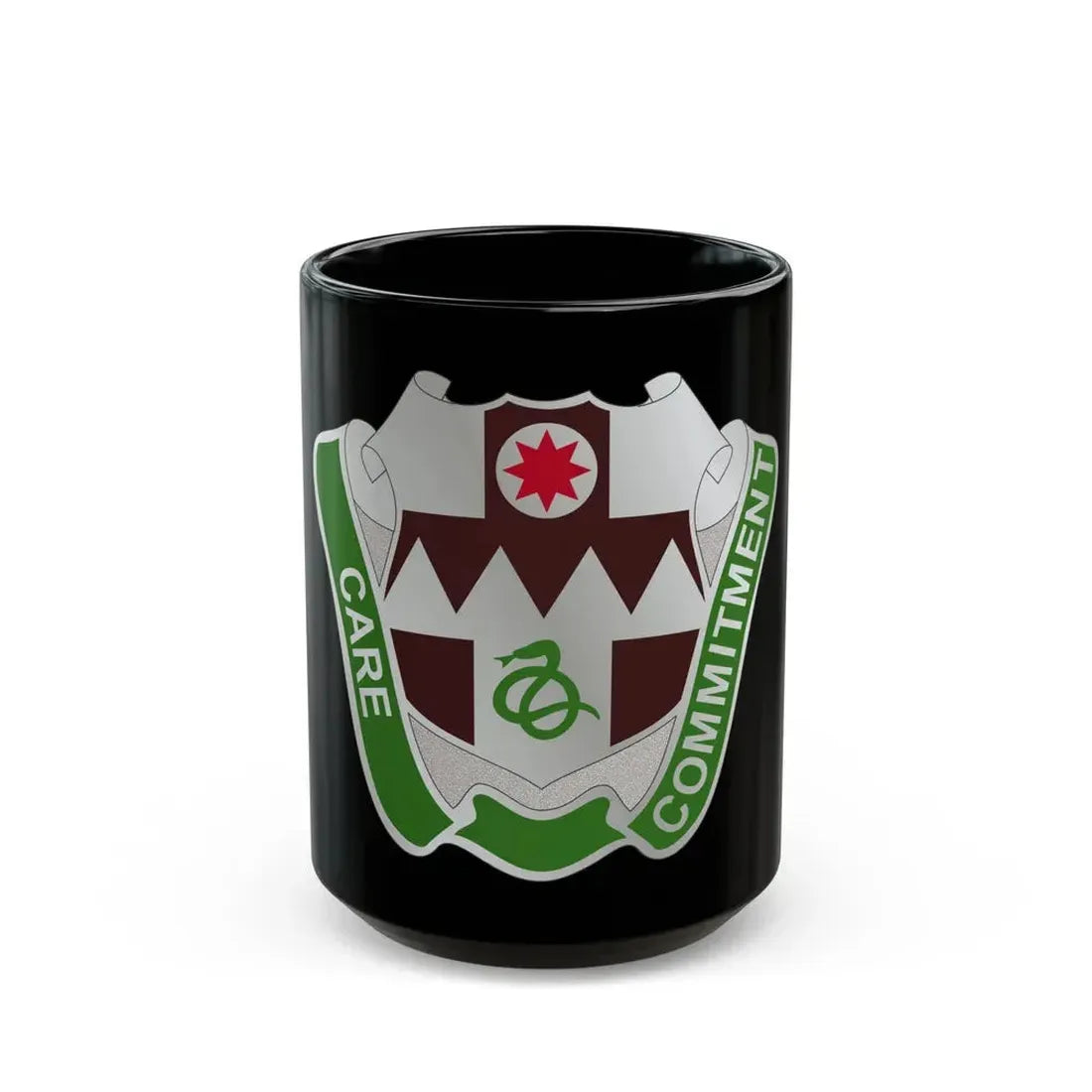 423 Medical Battalion (U.S. Army) Black Coffee Mug 15oz - Go Mug Yourself