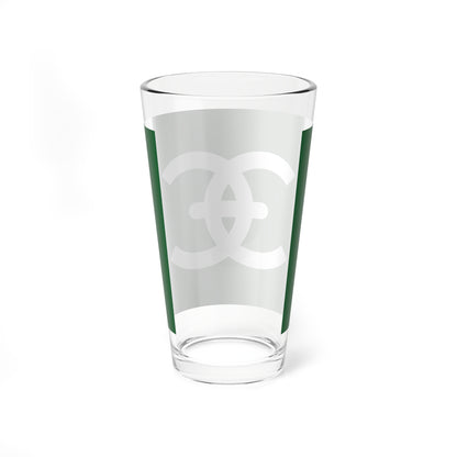Flag of Kasaoka Okayama (Japan) Pint Glass 16oz