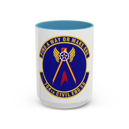 704th Civil Engineer Squadron (U.S. Air Force) Accent Coffee Mug