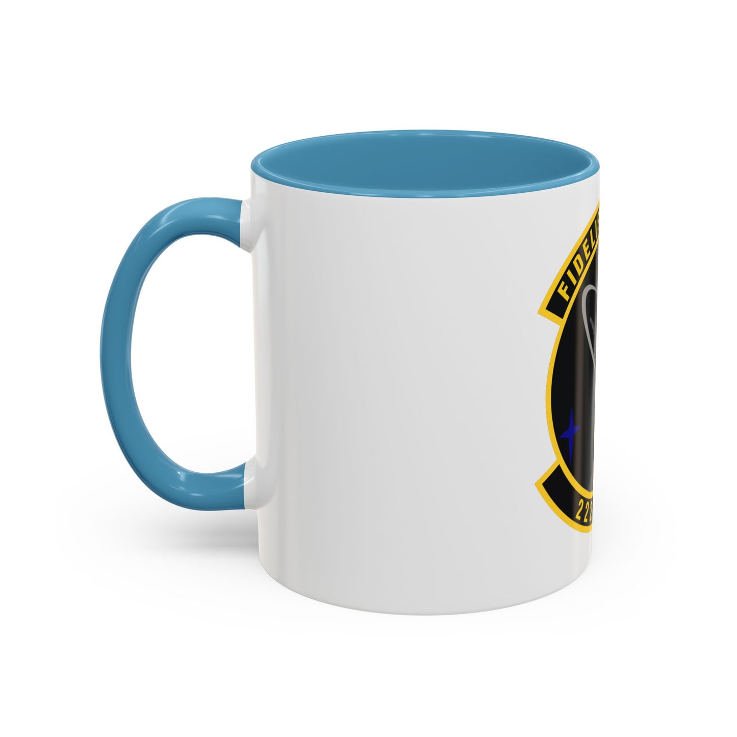 222d Command & Control Squadron (U.S. Air Force) Accent Coffee Mug