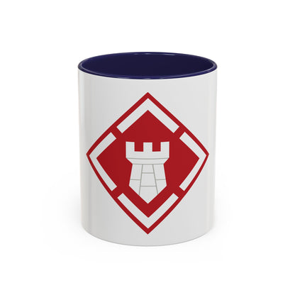 20th Engineer Brigade (U.S. Army) Accent Coffee Mug