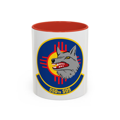 550 Special Operations Squadron AETC (U.S. Air Force) Accent Coffee Mug