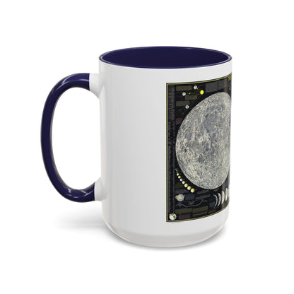 Space - The Moon (1969) (Map) Accent Coffee Mug
