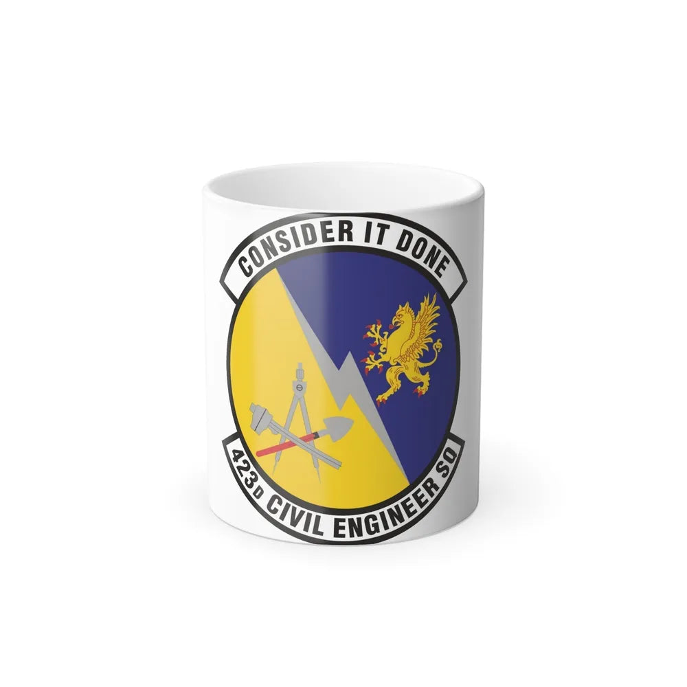 423d Civil Engineer Squadron (U.S. Air Force) Color Changing Coffee Mug-11oz-Go Mug Yourself