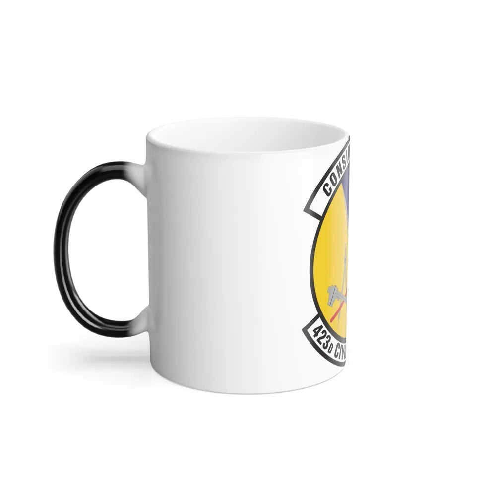423d Civil Engineer Squadron (U.S. Air Force) Color Changing Coffee Mug-Go Mug Yourself