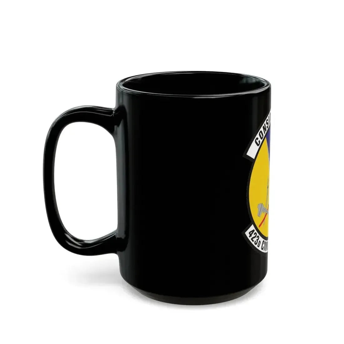 423d Civil Engineer Squadron (U.S. Air Force) Black Coffee Mug - Go Mug Yourself