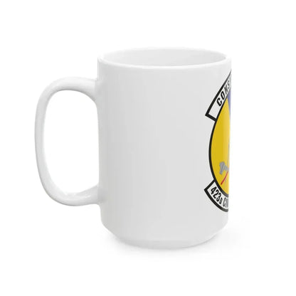 423d Civil Engineer Squadron (U.S. Air Force) White Coffee Mug - Go Mug Yourself