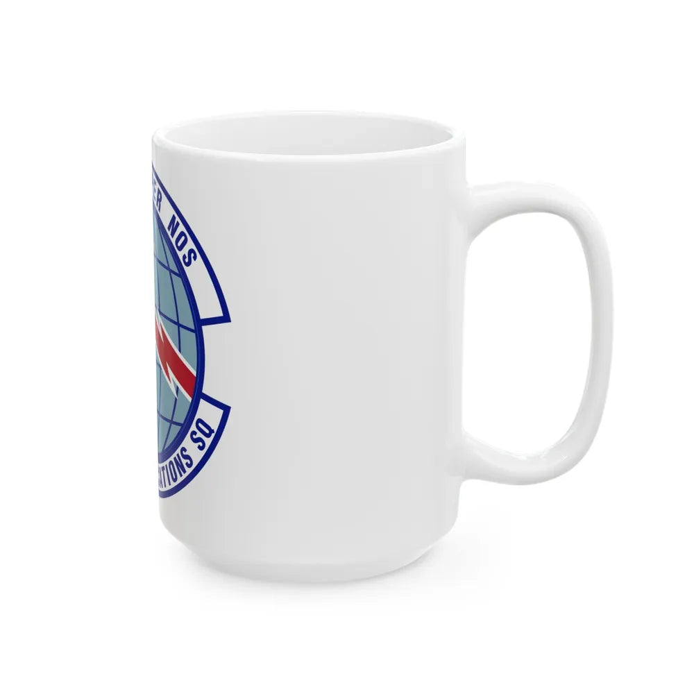 423d Communications Squadron (U.S. Air Force) White Coffee Mug-Go Mug Yourself