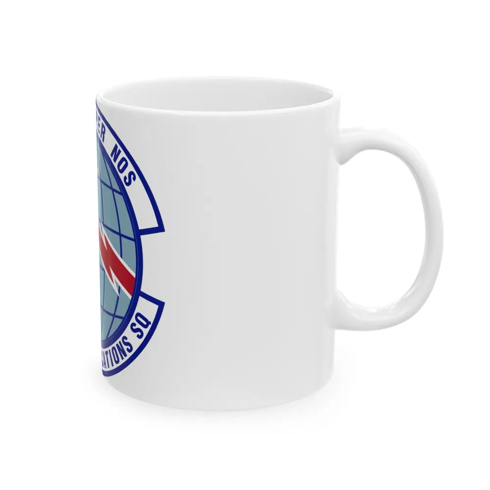 423d Communications Squadron (U.S. Air Force) White Coffee Mug-Go Mug Yourself