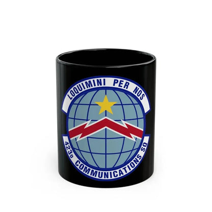 423d Communications Squadron (U.S. Air Force) Black Coffee Mug 11oz - Go Mug Yourself