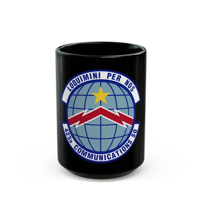 423d Communications Squadron (U.S. Air Force) Black Coffee Mug 15oz - Go Mug Yourself