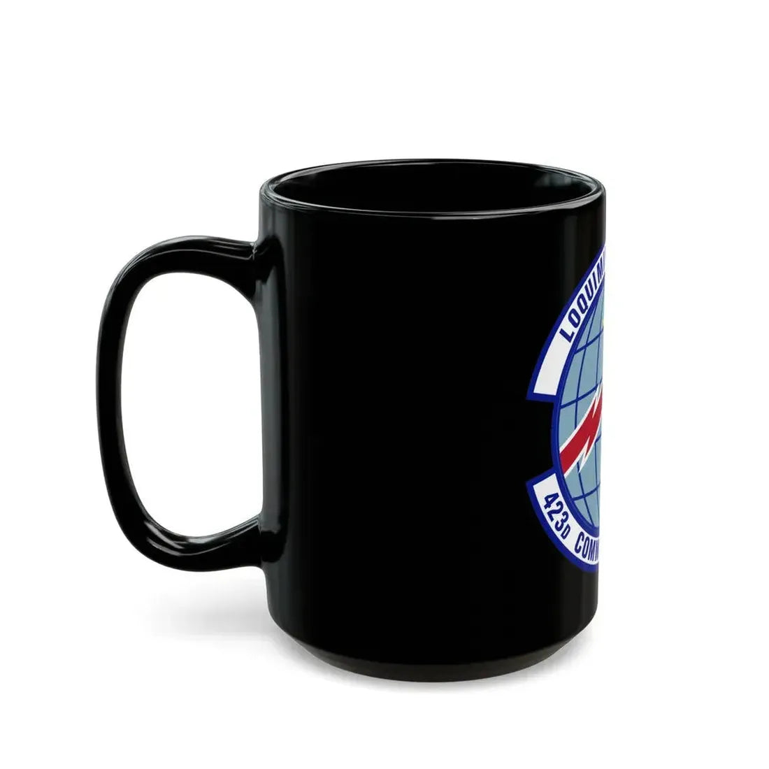 423d Communications Squadron (U.S. Air Force) Black Coffee Mug - Go Mug Yourself