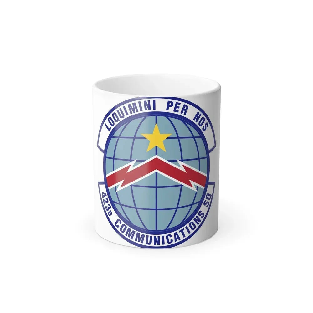 423d Communications Squadron (U.S. Air Force) Color Changing Coffee Mug 11oz - Go Mug Yourself