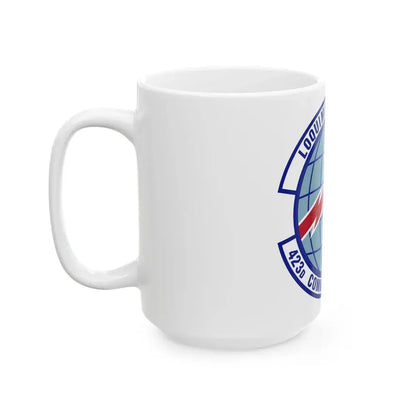 423d Communications Squadron (U.S. Air Force) White Coffee Mug - Go Mug Yourself