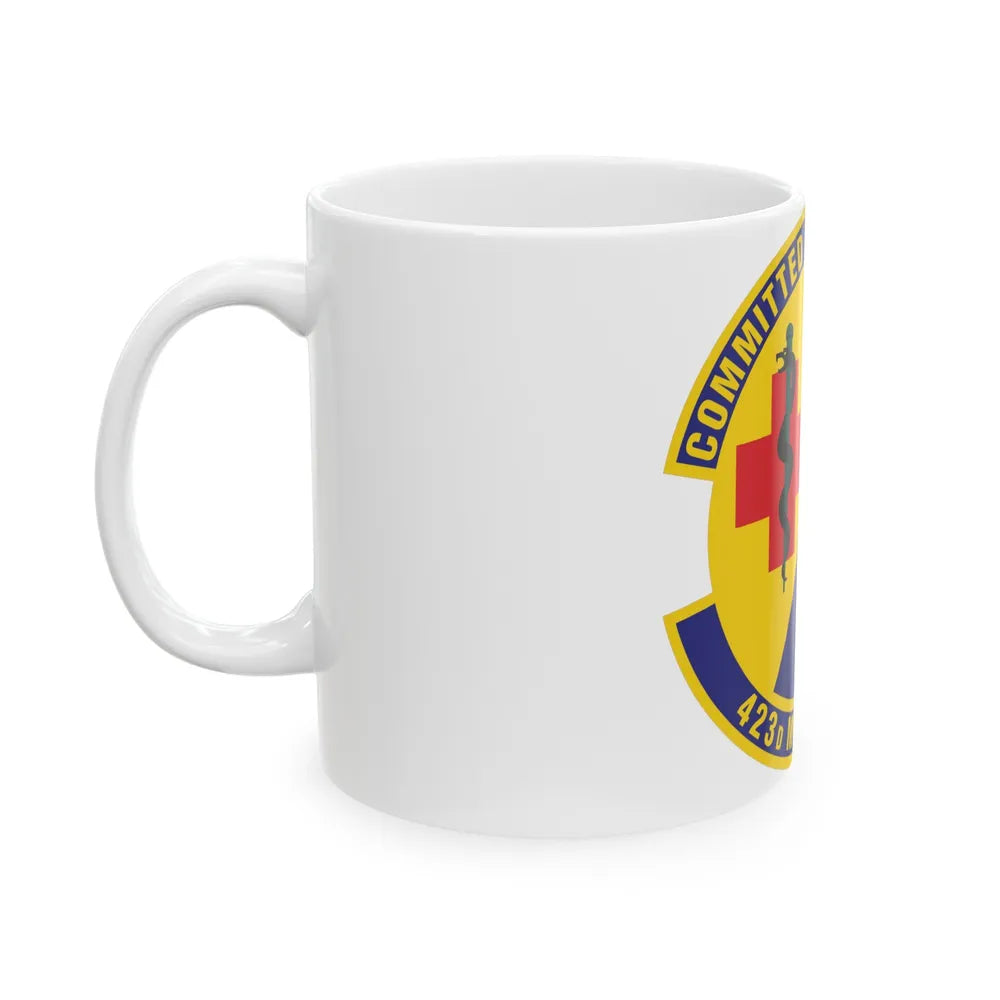 423d Medical Squadron (U.S. Air Force) White Coffee Mug-Go Mug Yourself