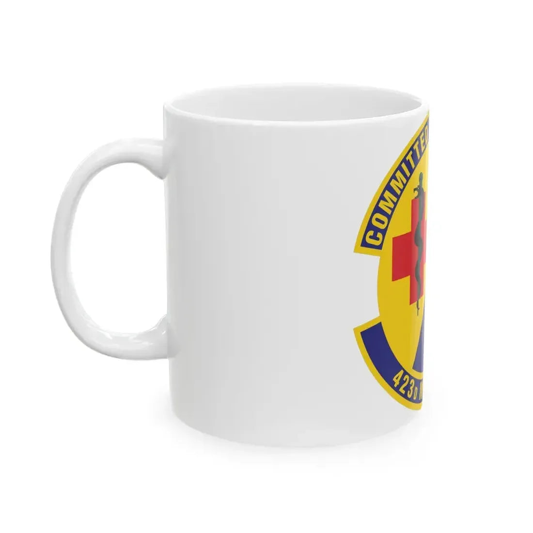 423d Medical Squadron (U.S. Air Force) White Coffee Mug - Go Mug Yourself