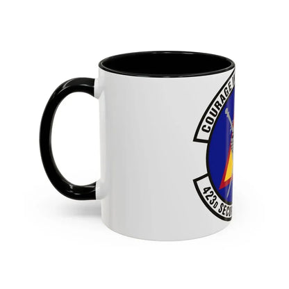 423d Security Forces Squadron (U.S. Air Force) Accent Coffee Mug - Go Mug Yourself