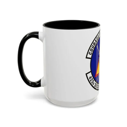 423d Security Forces Squadron (U.S. Air Force) Accent Coffee Mug - Go Mug Yourself