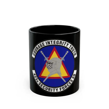 423d Security Forces Squadron (U.S. Air Force) Black Coffee Mug 11oz - Go Mug Yourself