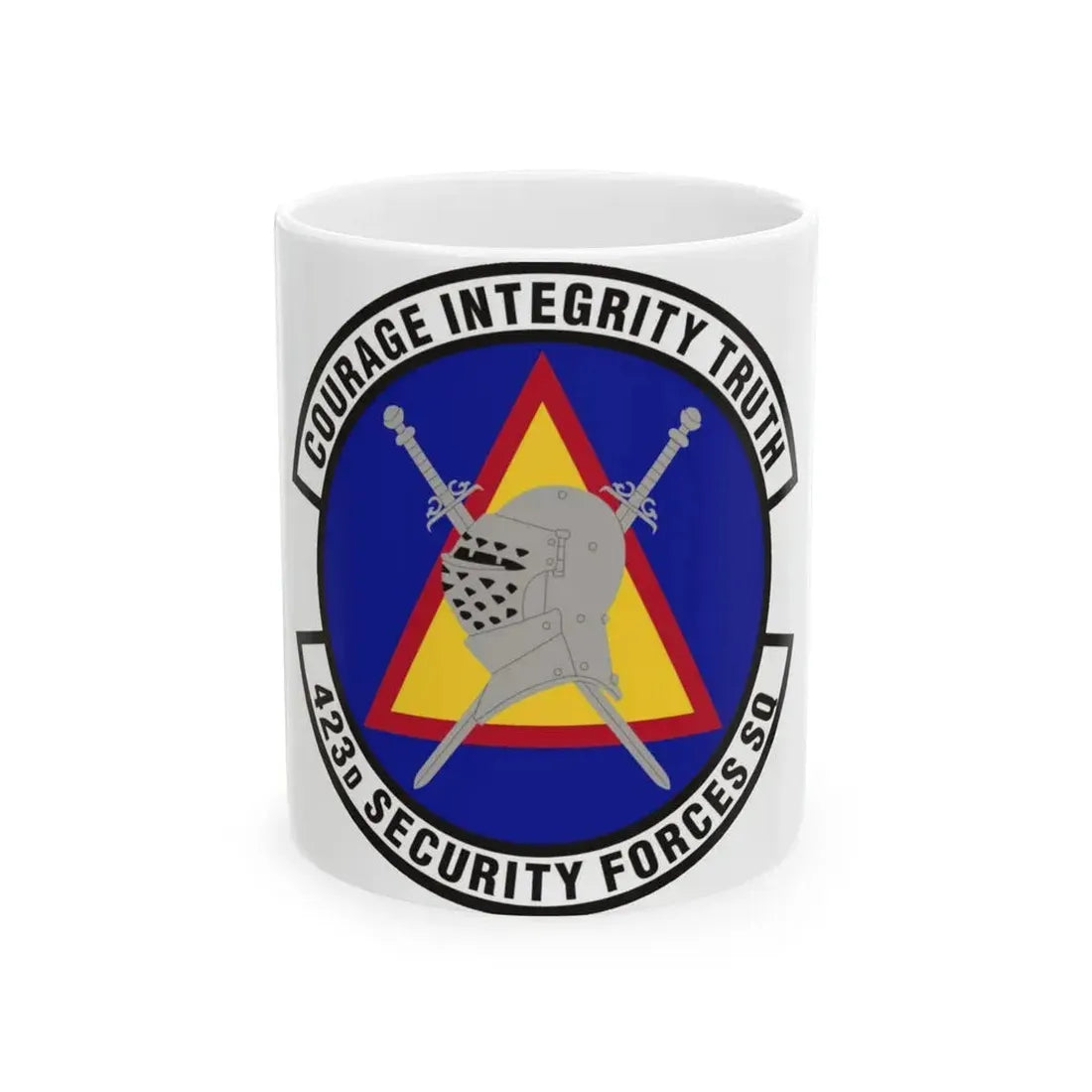 423d Security Forces Squadron (U.S. Air Force) White Coffee Mug 11oz - Go Mug Yourself