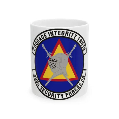 423d Security Forces Squadron (U.S. Air Force) White Coffee Mug 11oz - Go Mug Yourself