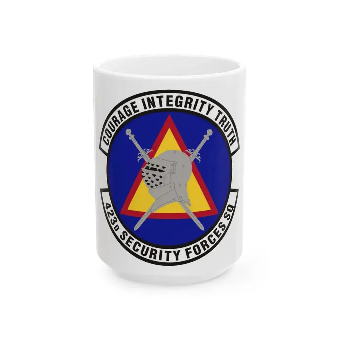 423d Security Forces Squadron (U.S. Air Force) White Coffee Mug 15oz - Go Mug Yourself