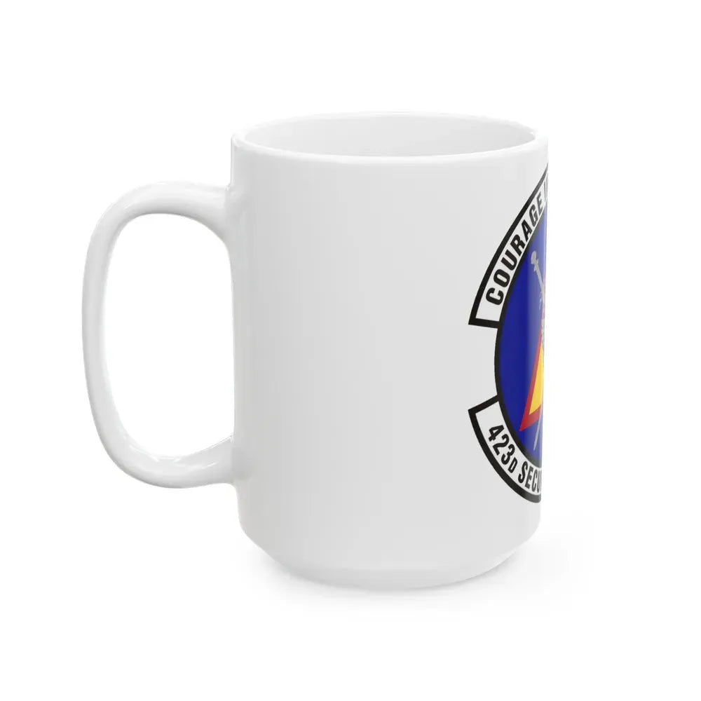 423d Security Forces Squadron (U.S. Air Force) White Coffee Mug - Go Mug Yourself