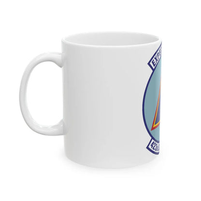 423d Services Squadron (U.S. Air Force) White Coffee Mug-Go Mug Yourself