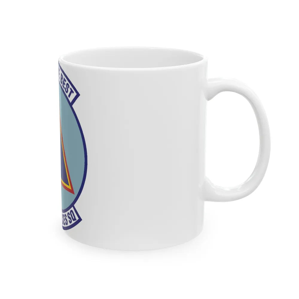 423d Services Squadron (U.S. Air Force) White Coffee Mug-Go Mug Yourself