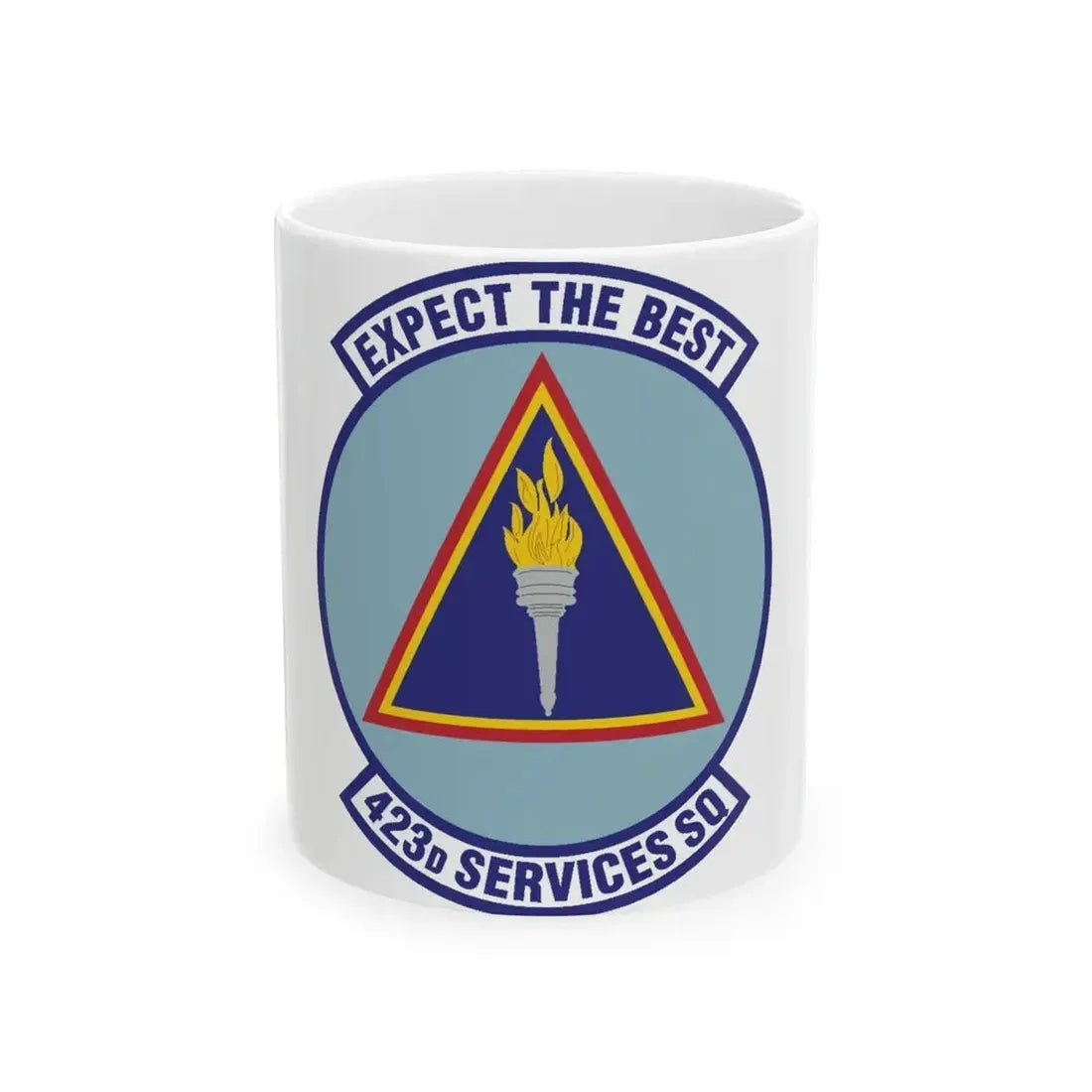 423d Services Squadron (U.S. Air Force) White Coffee Mug 11oz - Go Mug Yourself