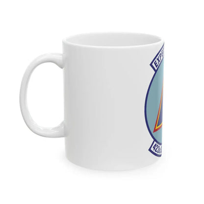 423d Services Squadron (U.S. Air Force) White Coffee Mug - Go Mug Yourself