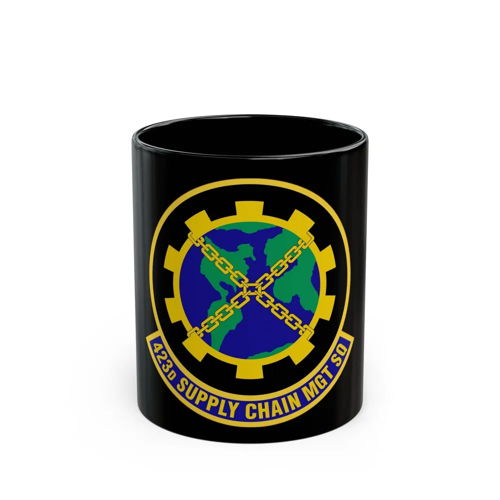 423d Supply Chain Management Squadron (U.S. Air Force) Black Coffee Mug-11oz-Go Mug Yourself