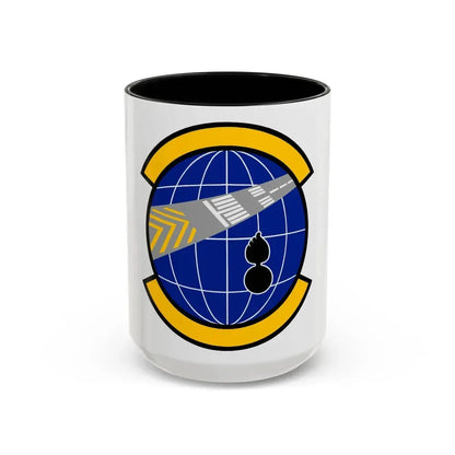 424 Air Base Squadron USAFE (U.S. Air Force) Accent Coffee Mug 15oz Black - Go Mug Yourself