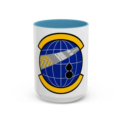 424 Air Base Squadron USAFE (U.S. Air Force) Accent Coffee Mug 15oz Light Blue - Go Mug Yourself