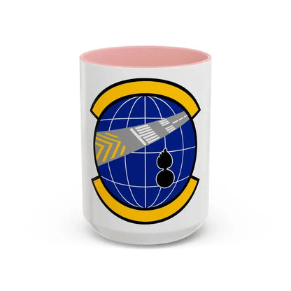 424 Air Base Squadron USAFE (U.S. Air Force) Accent Coffee Mug 15oz Pink - Go Mug Yourself