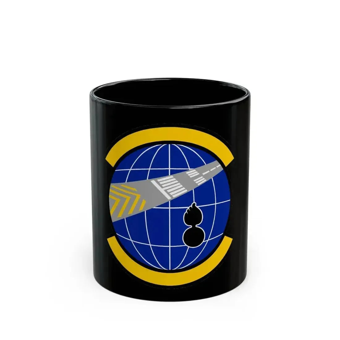 424 Air Base Squadron USAFE (U.S. Air Force) Black Coffee Mug 11oz - Go Mug Yourself