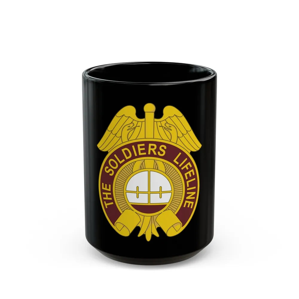 424 Medical Battalion (U.S. Army) Black Coffee Mug-15oz-Go Mug Yourself