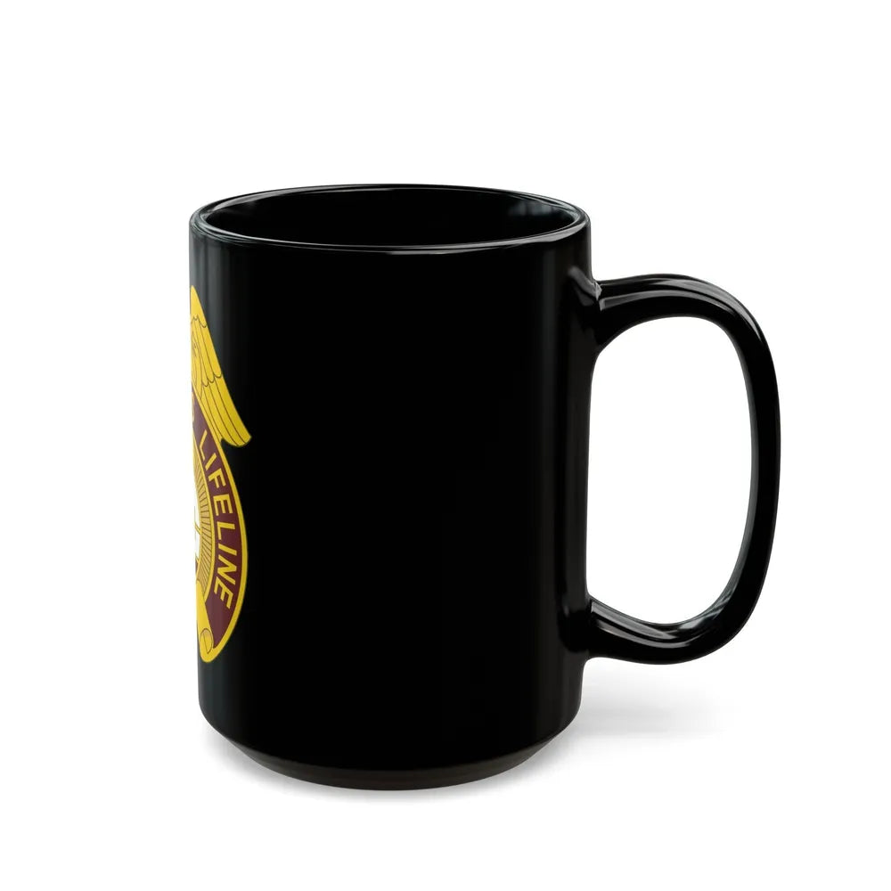 424 Medical Battalion (U.S. Army) Black Coffee Mug-Go Mug Yourself